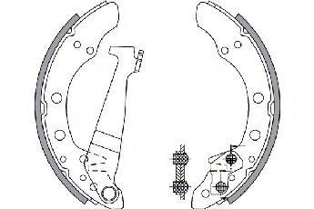 SPIDAN 30440 Комплект гальмівних колодок