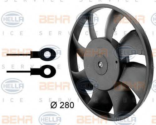 BEHR HELLA SERVICE 8EW009144331 Вентилятор, охолодження двигуна