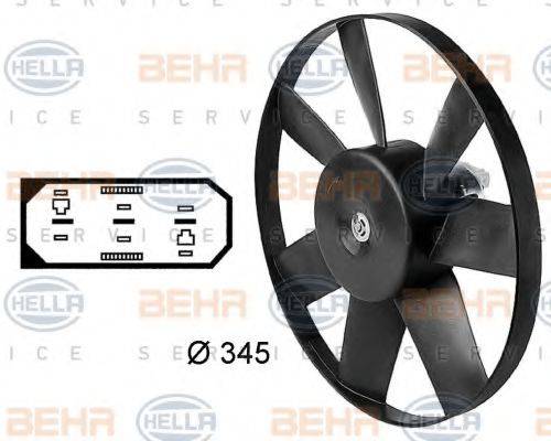 BEHR HELLA SERVICE 8EW009144451 Вентилятор, охолодження двигуна