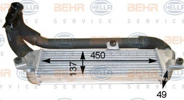 BEHR HELLA SERVICE 8ML376763541 Інтеркулер