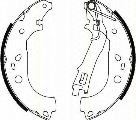 TRISCAN 810010028 Комплект гальмівних колодок