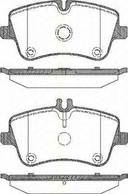 TRISCAN 811023026 Комплект гальмівних колодок, дискове гальмо