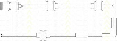 Сигналізатор, знос гальмівних колодок TRISCAN 8115 24015