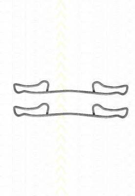 Комплектуючі, колодки дискового гальма TRISCAN 8105 101601