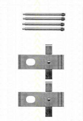TRISCAN 8105111616 Комплектуючі, колодки дискового гальма