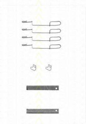 TRISCAN 8105231587 Комплектуючі, колодки дискового гальма