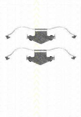 TRISCAN 8105241606 Комплектуючі, колодки дискового гальма