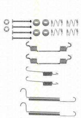 TRISCAN 8105242569 Комплектуючі, гальмівна колодка