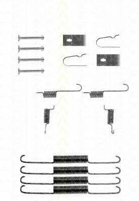 TRISCAN 8105502533 Комплектуючі, гальмівна колодка