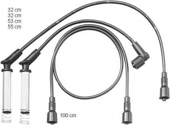 BERU ZEF1121 Комплект дротів запалення