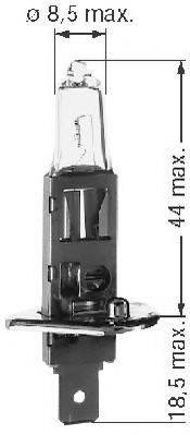 BERU 112560 Лампа розжарювання, основна фара