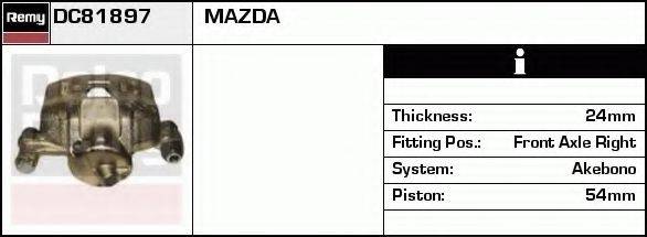 DELCO REMY DC81897 гальмівний супорт