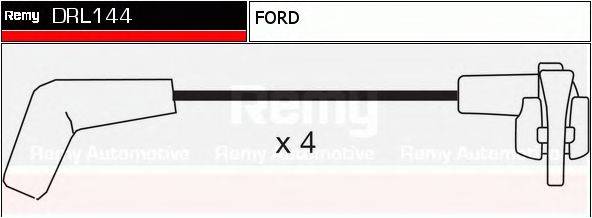 DELCO REMY DRL144 Комплект дротів запалення