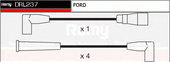 DELCO REMY DRL237 Комплект дротів запалення