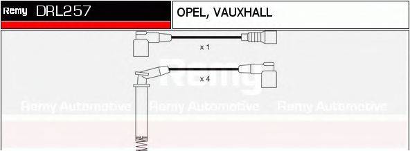 DELCO REMY DRL257 Комплект дротів запалення