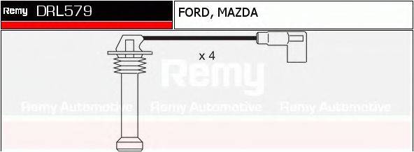 DELCO REMY DRL579 Комплект дротів запалення