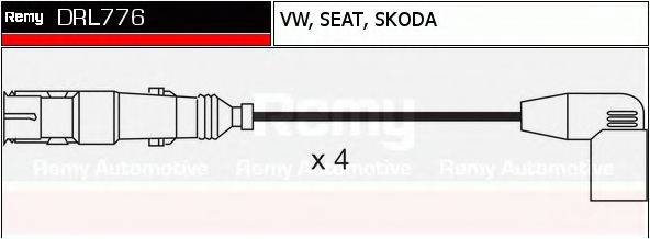 DELCO REMY DRL776 Комплект дротів запалення