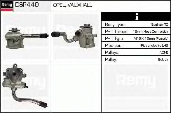 DELCO REMY DSP440 Гідравлічний насос, кермо