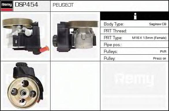 DELCO REMY DSP454 Гідравлічний насос, кермо