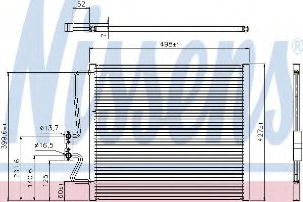 NISSENS 94275 Конденсатор, кондиціонер