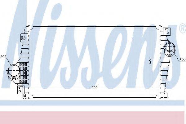 NISSENS 96399 Інтеркулер