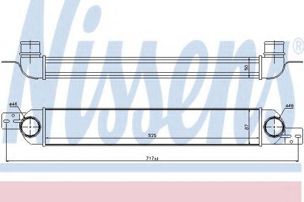 NISSENS 96717 Інтеркулер