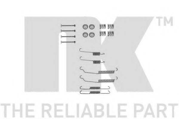 NK 7999618 Комплектуючі, гальмівна колодка