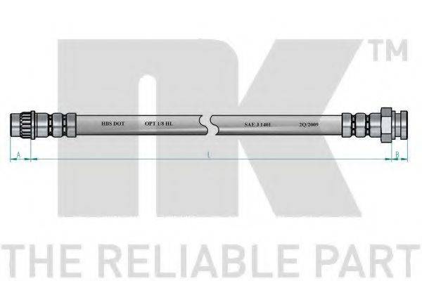 NK 853745 Гальмівний шланг