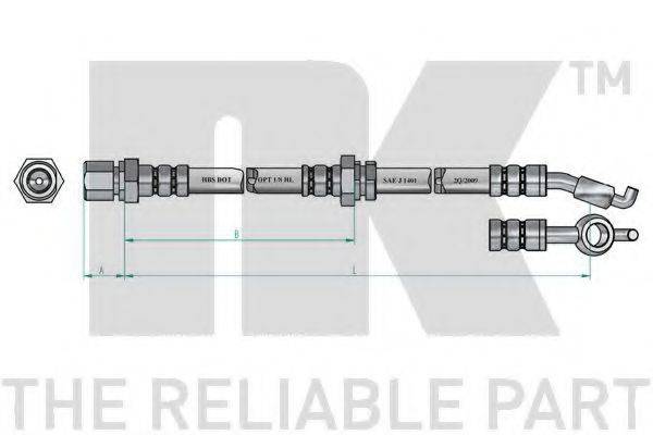 NK 855022 Гальмівний шланг