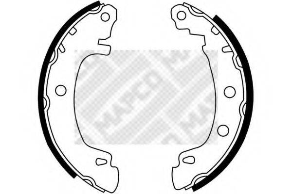 MAPCO 8129 Комплект гальмівних колодок
