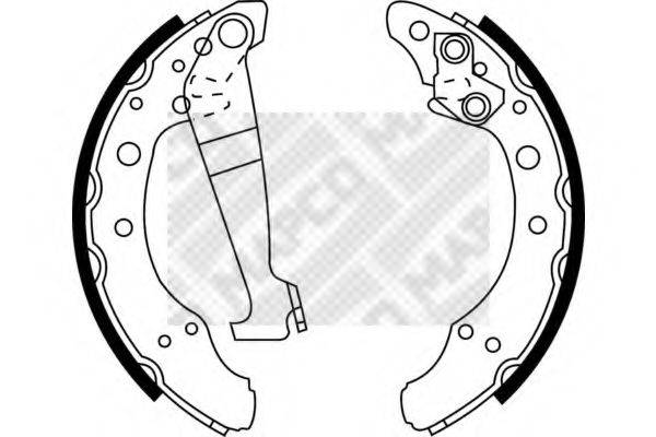 MAPCO 8778 Комплект тормозных колодок