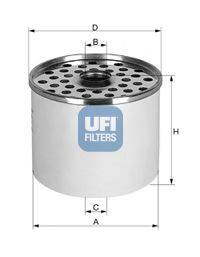 UFI 2436100 Паливний фільтр