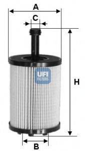 UFI 2502300 Масляный фильтр