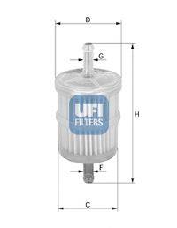 UFI 3101000 Паливний фільтр