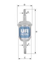 UFI 3101200 Топливный фильтр