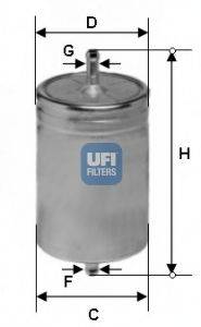 UFI 3161100 Топливный фильтр