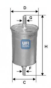 Топливный фильтр UFI 31.850.00