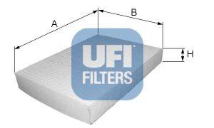 UFI 5301700 Фильтр, воздух во внутренном пространстве