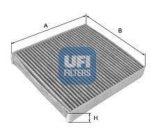 Фильтр, воздух во внутренном пространстве UFI 54.144.00