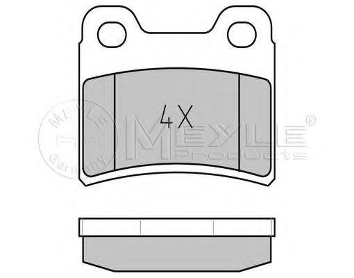 MEYLE 0252183215 Комплект гальмівних колодок, дискове гальмо