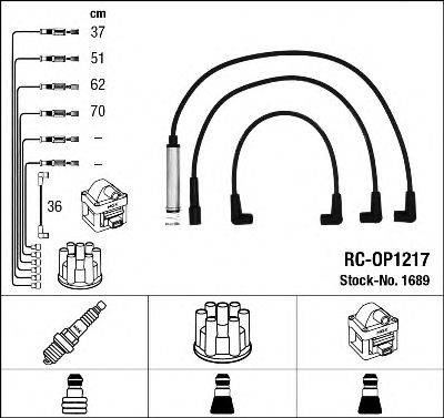 NGK 1689 Комплект дротів запалення