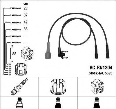 NGK 5595 Комплект дротів запалення