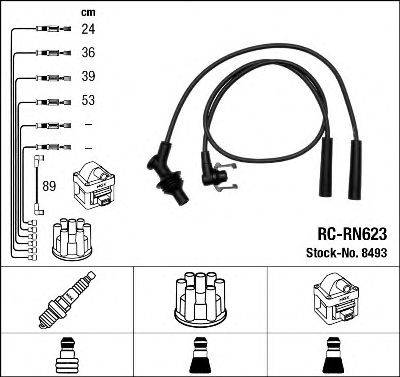 NGK 8493 Комплект дротів запалення