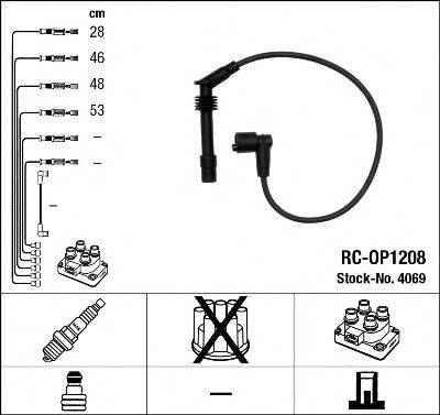 NGK 4069 Комплект дротів запалення