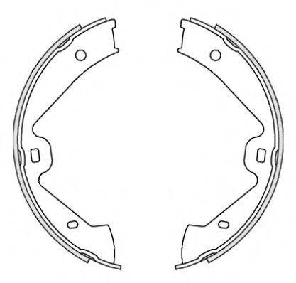Комплект гальмівних колодок