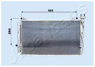 JAPANPARTS CND283025 Конденсатор, кондиціонер