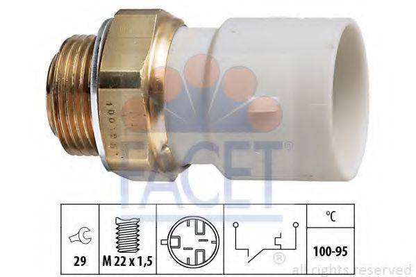 FACET 75182 Термові вимикач, вентилятор радіатора