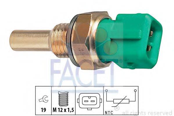 FACET 73244 Датчик, температура охолоджуючої рідини
