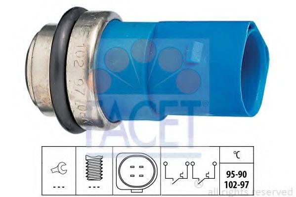 FACET 75692 Термові вимикач, вентилятор радіатора