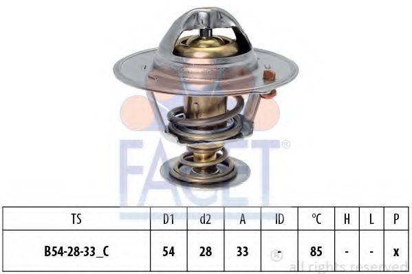 FACET 78837S Термостат, що охолоджує рідину